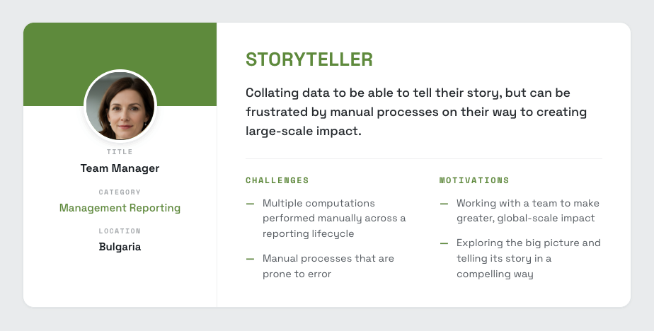Storyteller persona